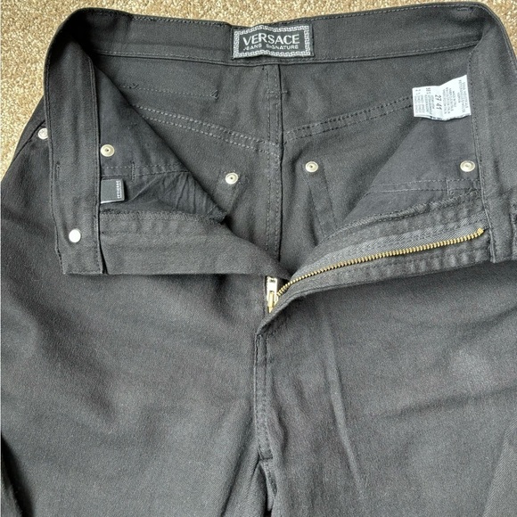 Versace jeans women’s stretch black pants | size 27 - Picture 5 of 13